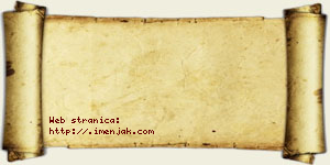 Jana Adamović vizit kartica